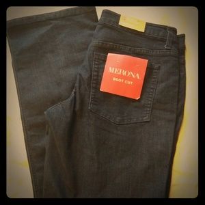 Merona dark denim boot cut jeans